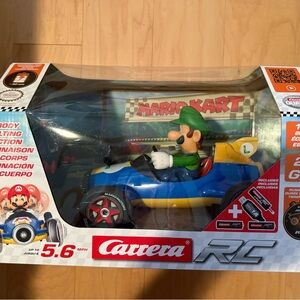 Carrera RC Mario Kart Luigi Car - Blue and Yellow